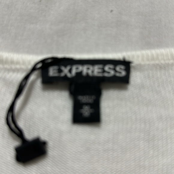 EXPRESS EMBELLISHED Rhinestone Shoulder Women’s Sweater Sz Medium NWOT - Picture 5 of 6